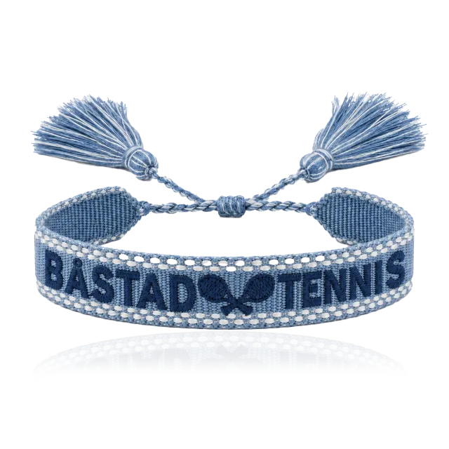 IOAKU Båstad Tennis armbånd himmelsblå vevd