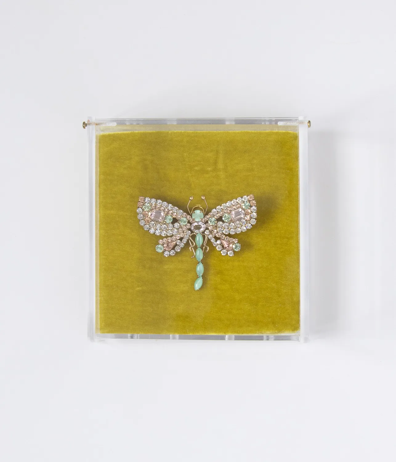 Loren Hope Gilded Garden Celeste the Glider Dragonfly brosje multi