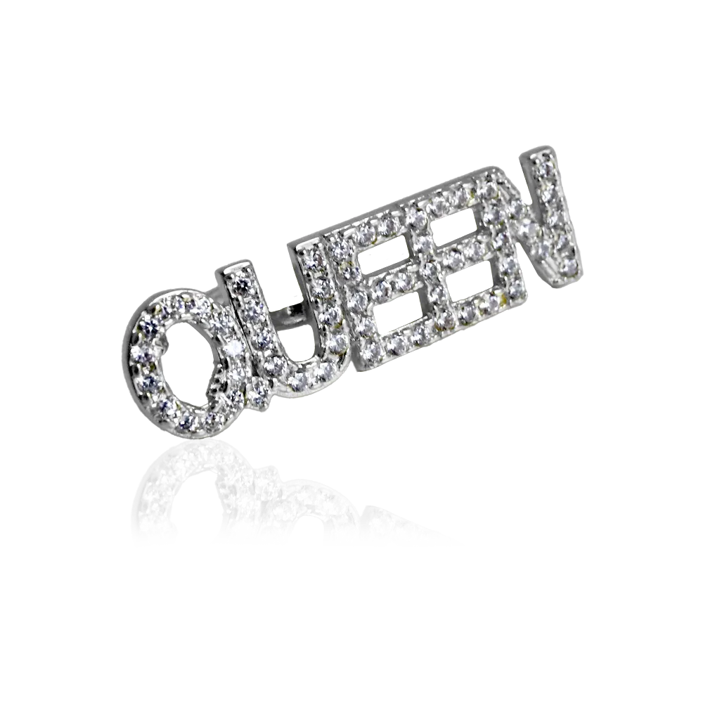 IOAKU Statement Sparkle Queen ring gull justerbar