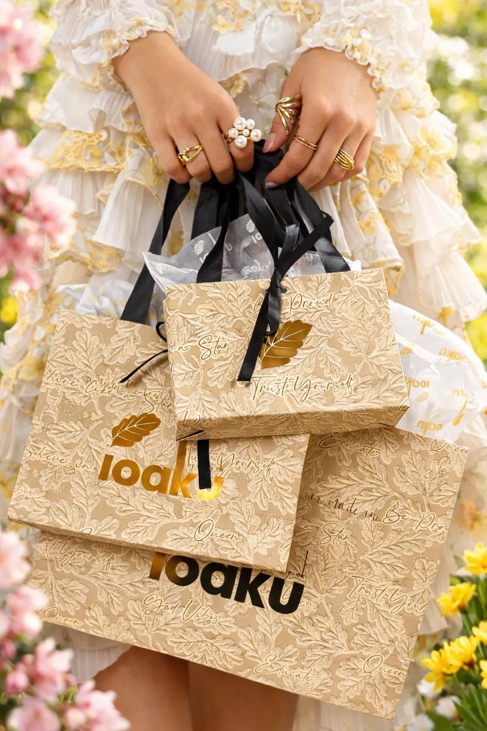 IOAKU Gift bag gavepose standard smykke