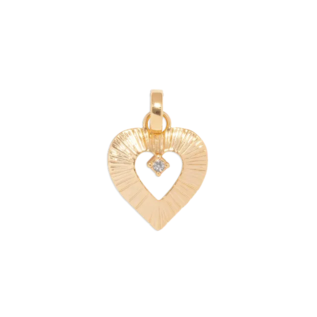 Loren Hope Gold Heart Charm anheng hjerte forgylt
