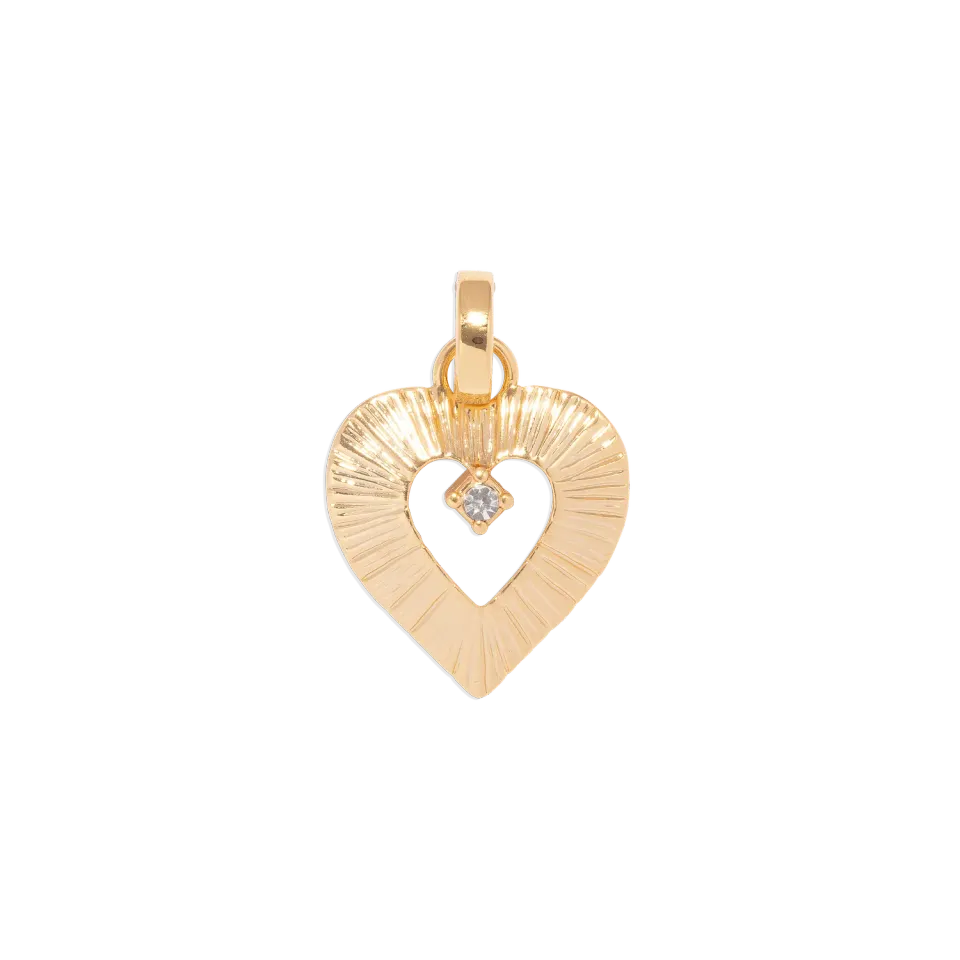 Loren Hope Gold Heart Charm anheng hjerte forgylt