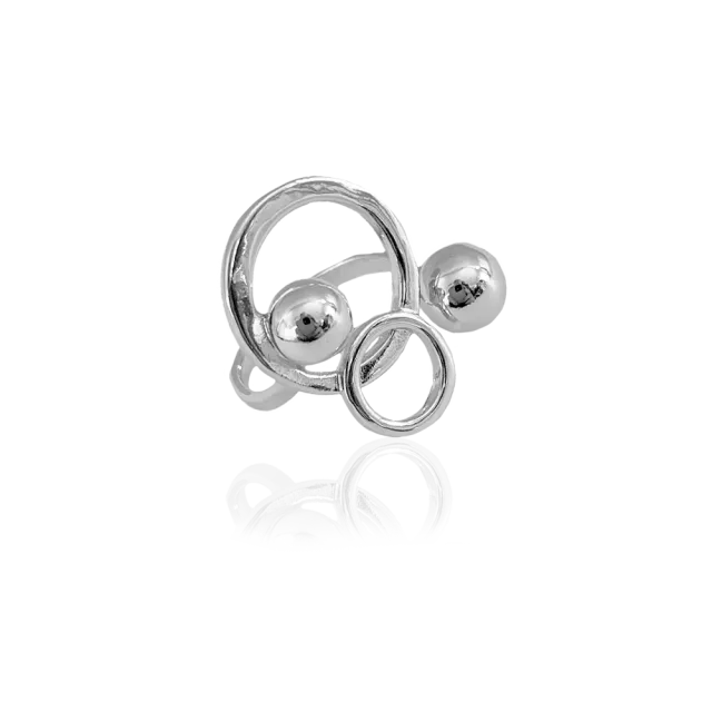 IOAKU Crazy Berry Mini ring gull justerbar 2,5 cm