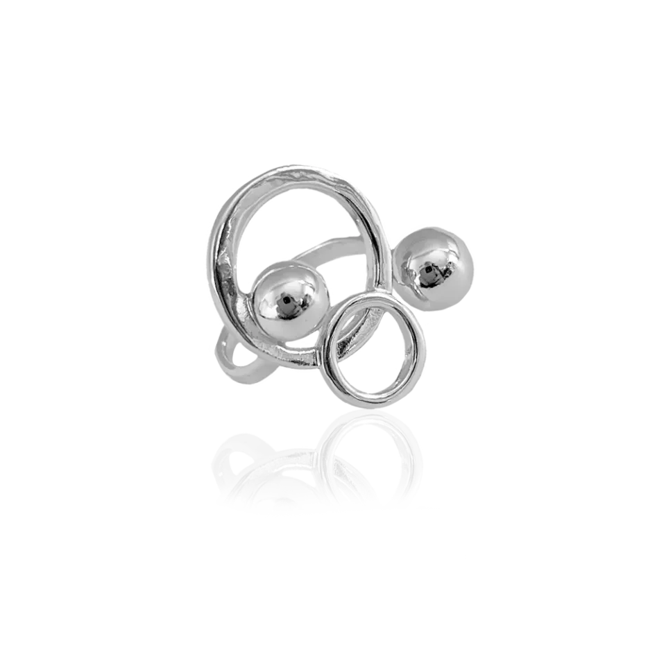 IOAKU Crazy Berry Mini ring gull justerbar 2,5 cm
