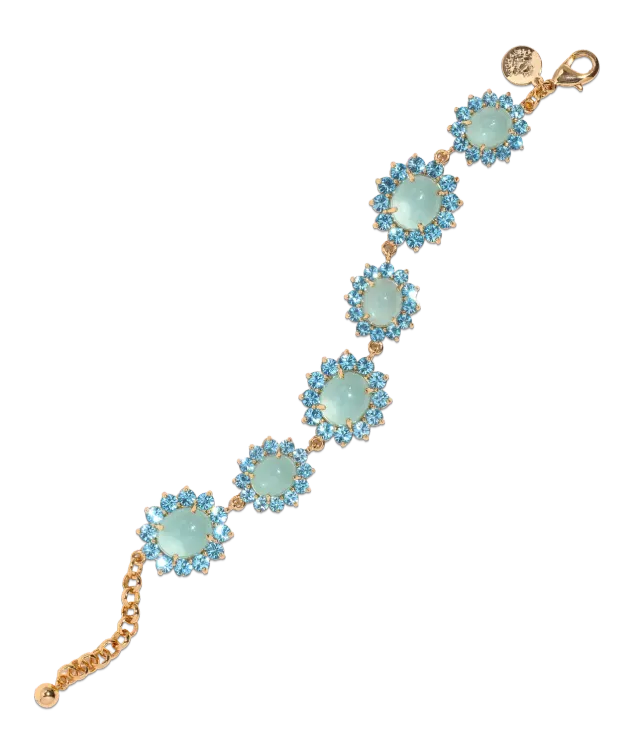 Loren Hope Georgie armbånd aqua glass