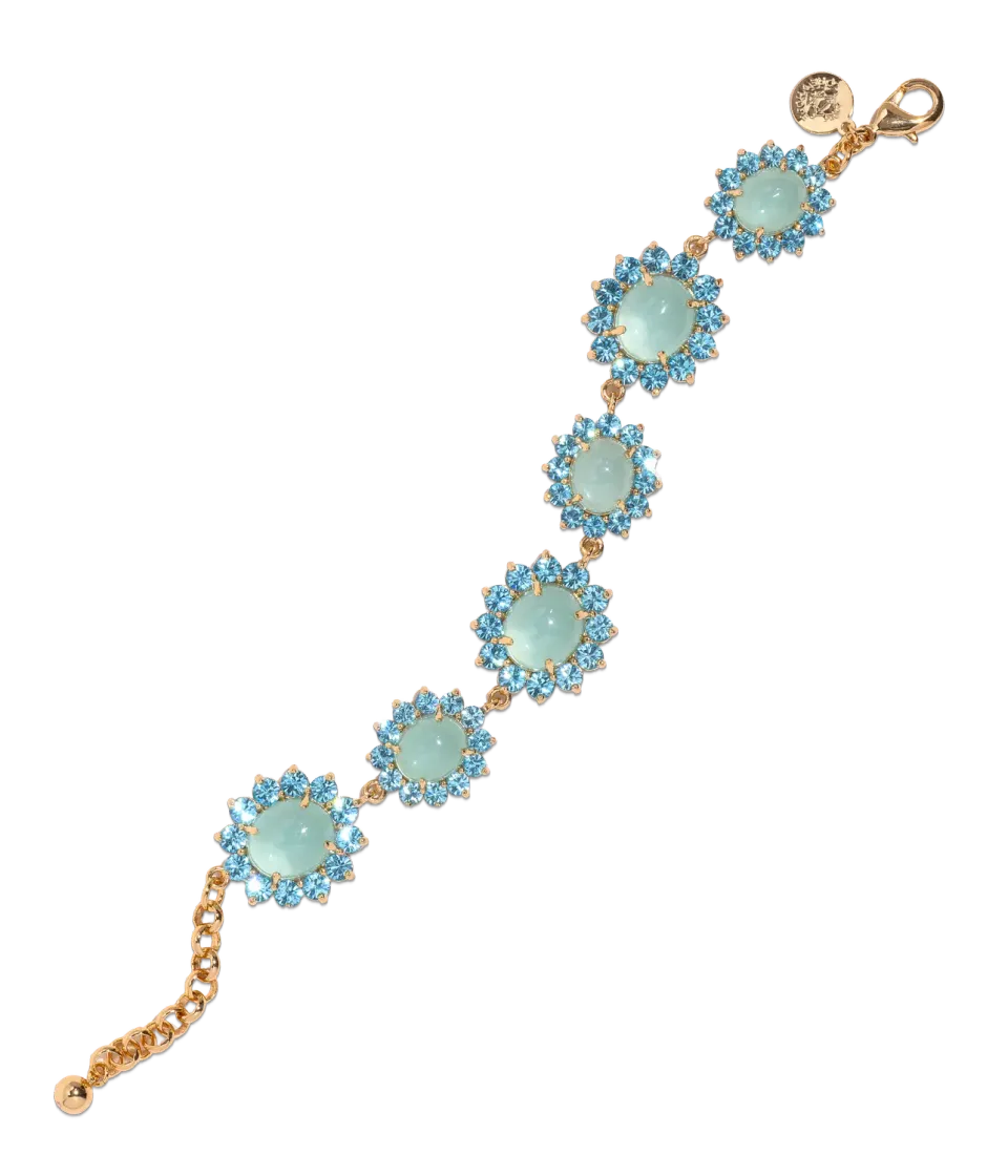Loren Hope Georgie armbånd aqua glass