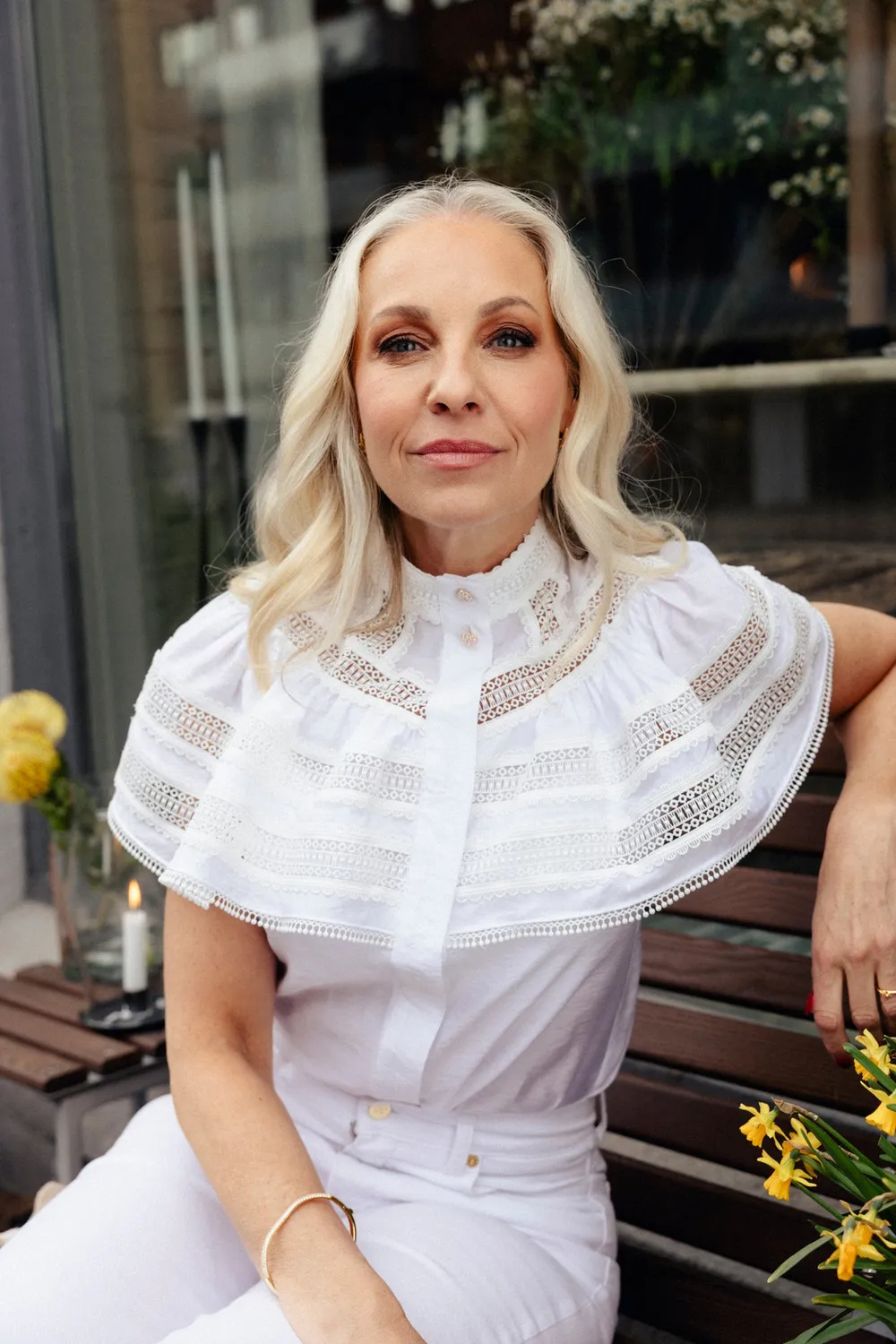 Janne Formoe Ulvifåreklær bluse bright white viskose