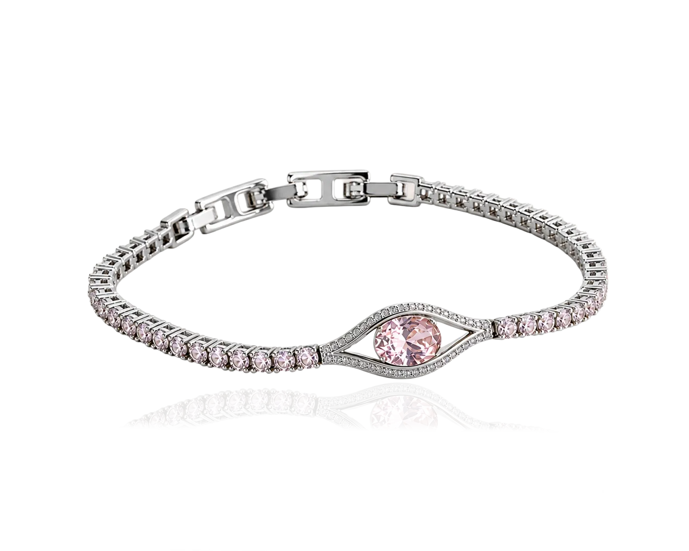 IOAKU Elecktra Sparkle Eye armbånd rosa
