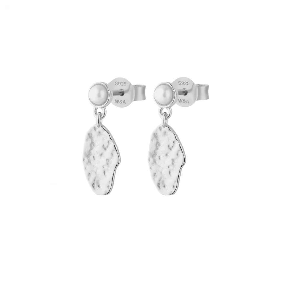 Wioga Rita E-9018-S øredobber sølv perle 1,8 cm