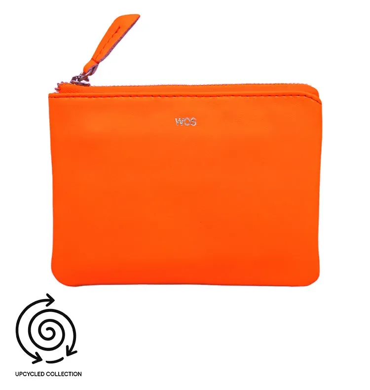 Wos Keeper lommebok neonoransje skinn 14 cm