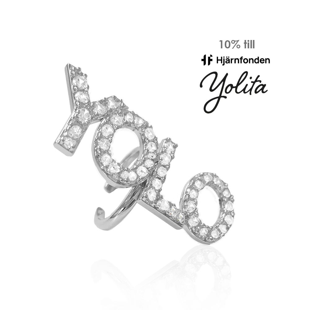 IOAKU Yolo Sparkle Vertical ring gull justerbar