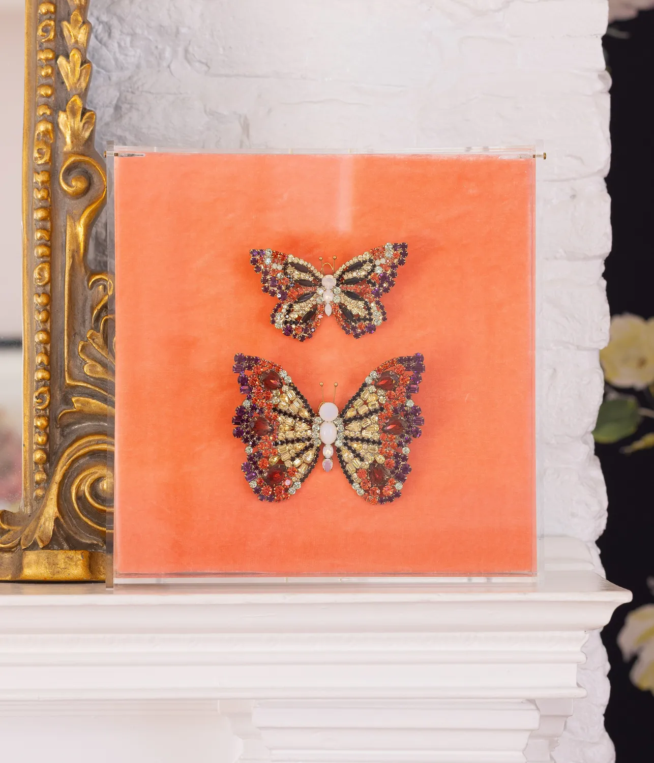 Loren Hope Butterfly Duo sommerfuglbrosje Jonquil Jet