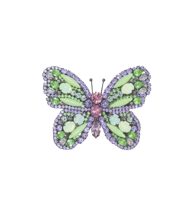 Loren Hope Large Butterfly brosje violet unik