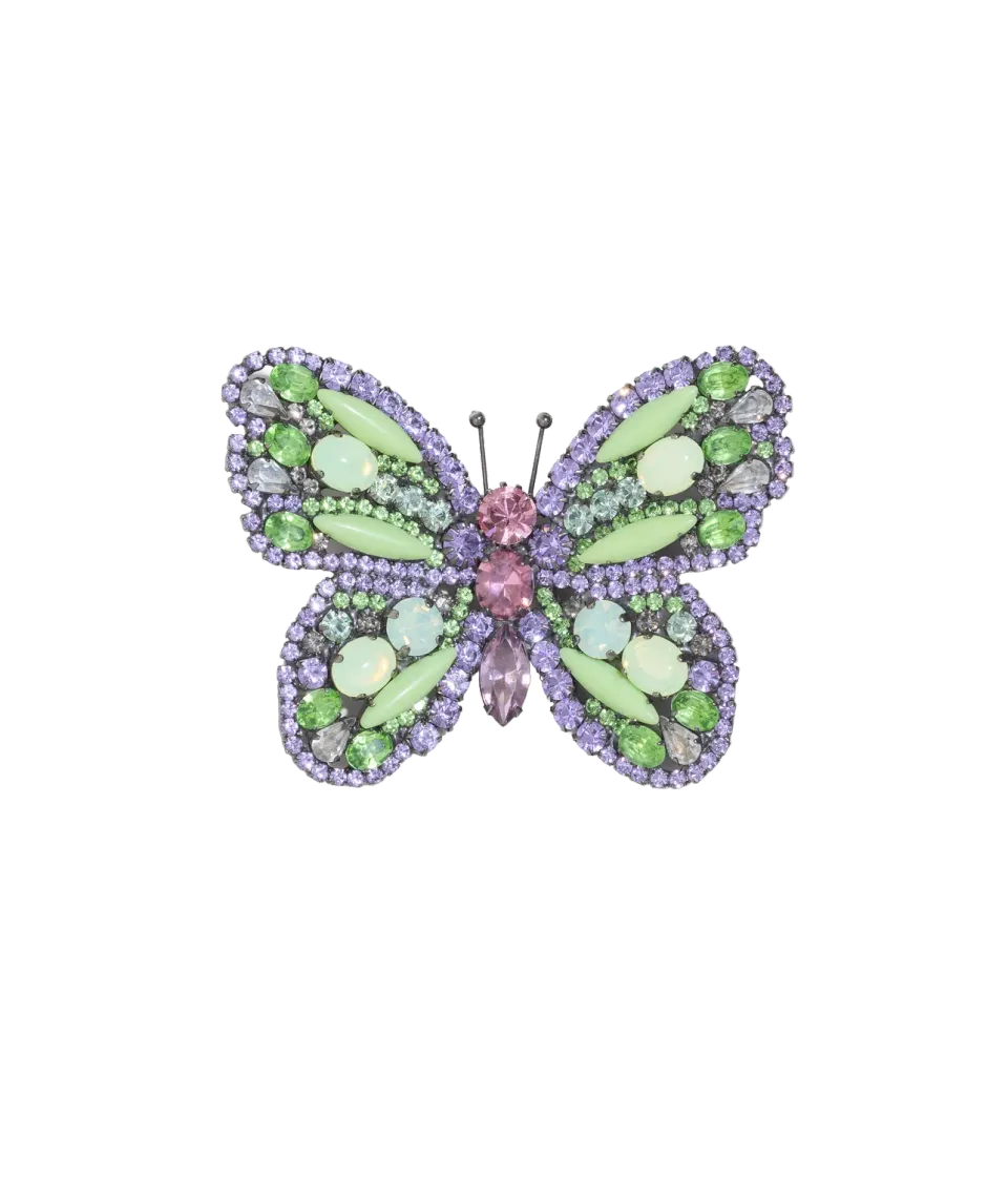 Loren Hope Large Butterfly brosje violet unik