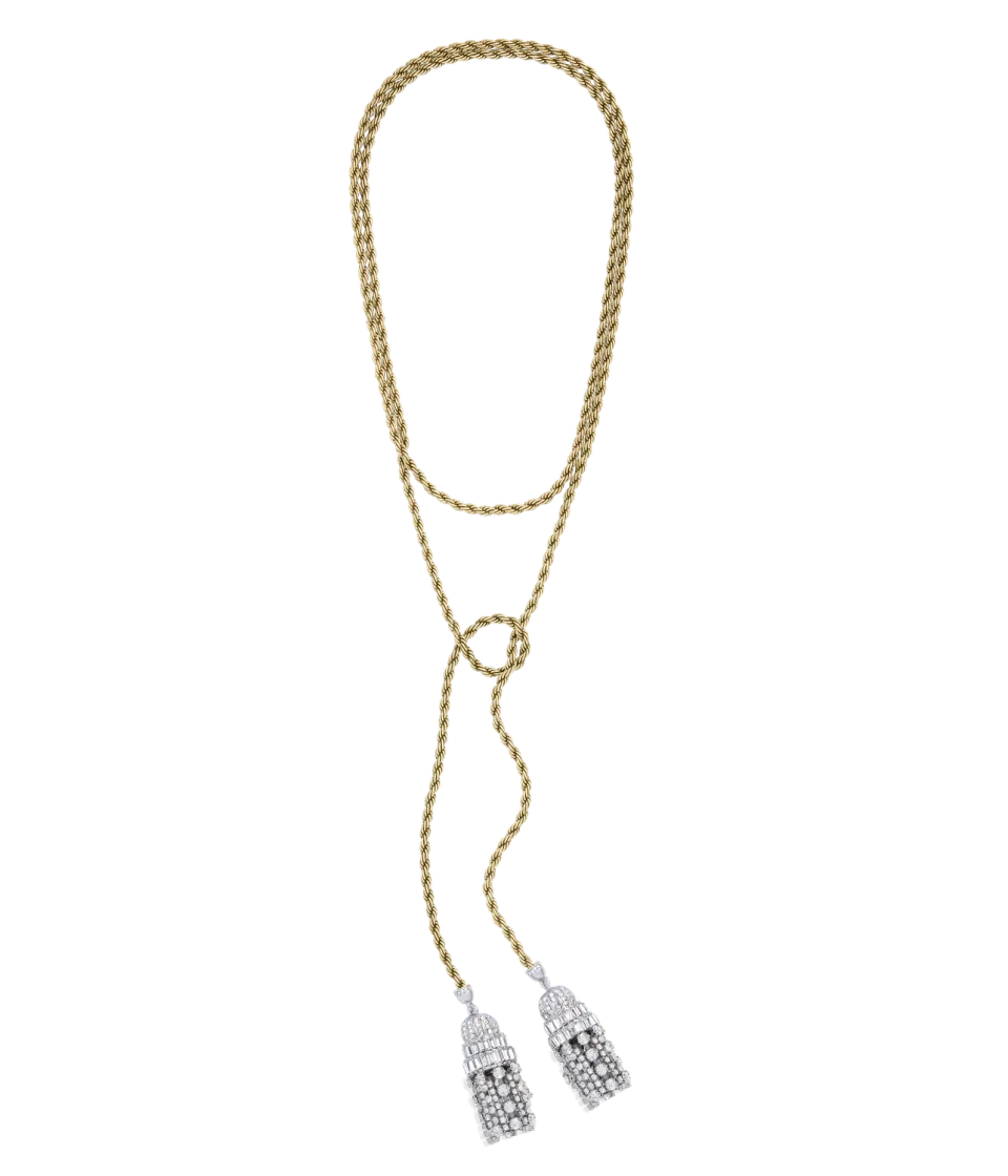 Loren Hope Dynasty Lariat halskjede Gull 137 cm