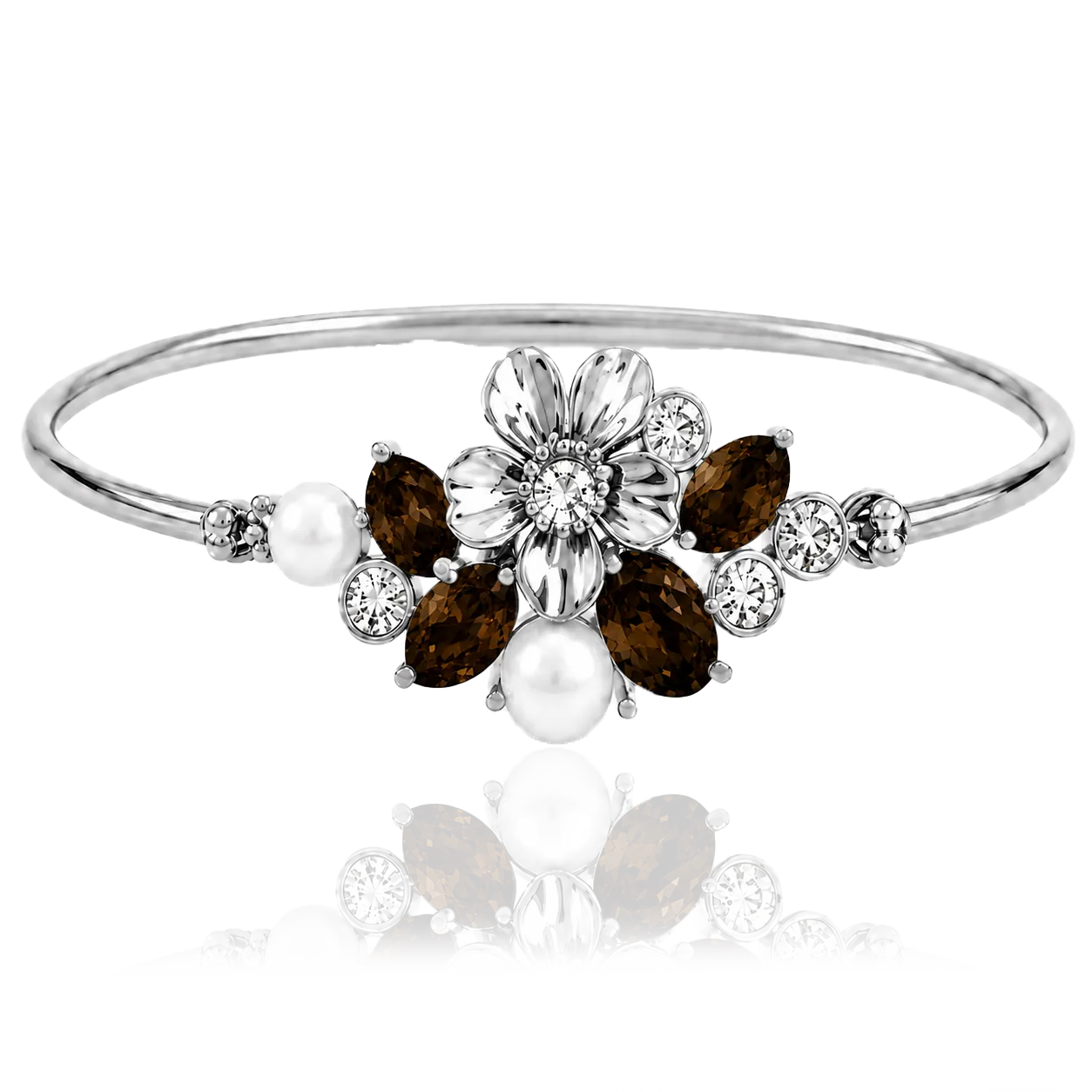 IOAKU La Fleur Garden Cuff armbånd espresso 16 cm