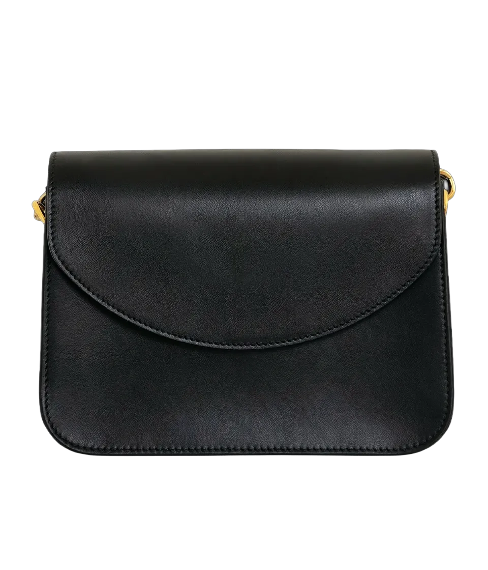 Loren Hope Ora veske sort skinn krystallreim 23x15cm