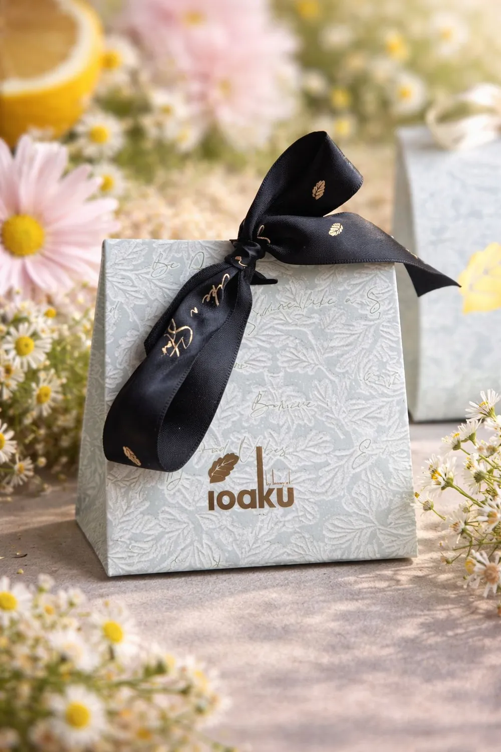 IOAKU Gift Box gaveeske til smykker med silkebånd