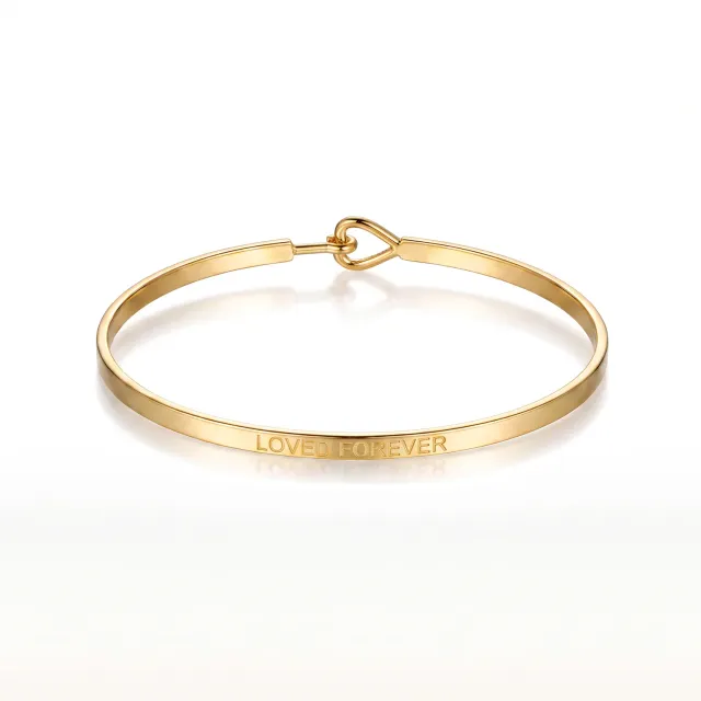 IOAKU Loved Forever Cuff armbånd gull stål