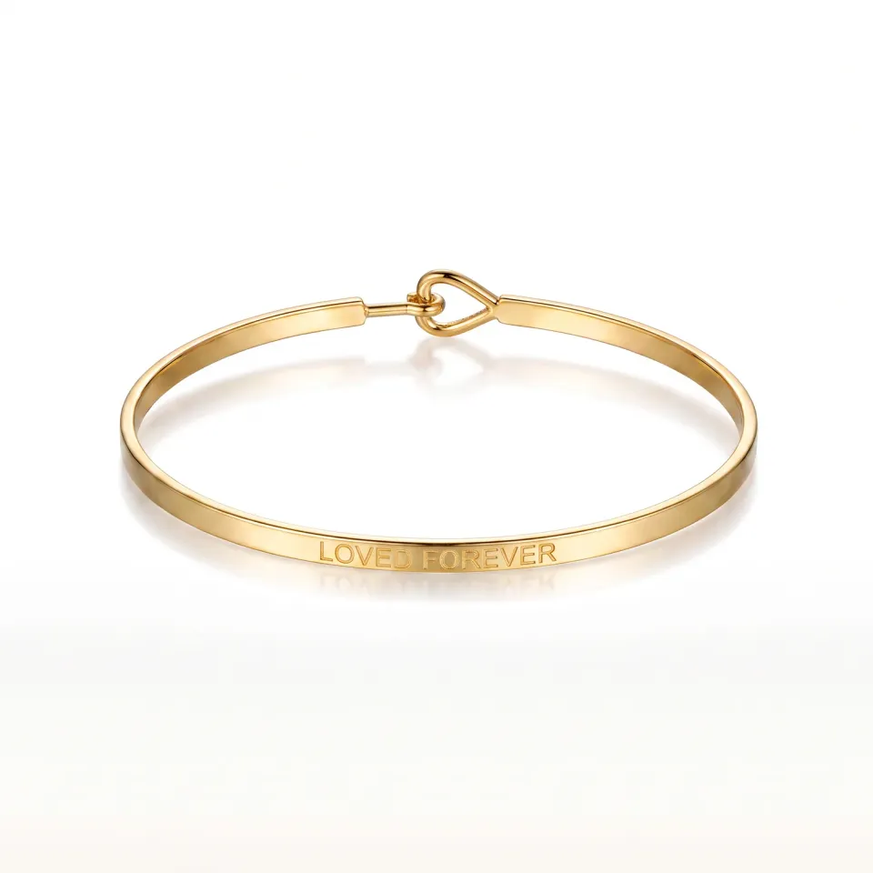 IOAKU Loved Forever Cuff armbånd gull stål