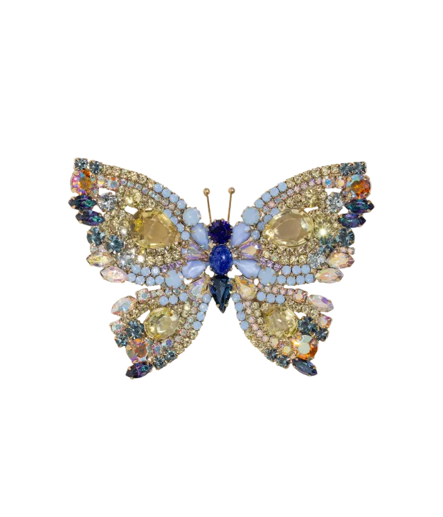 Loren Hope Butterfly X-Large brosje jonquil