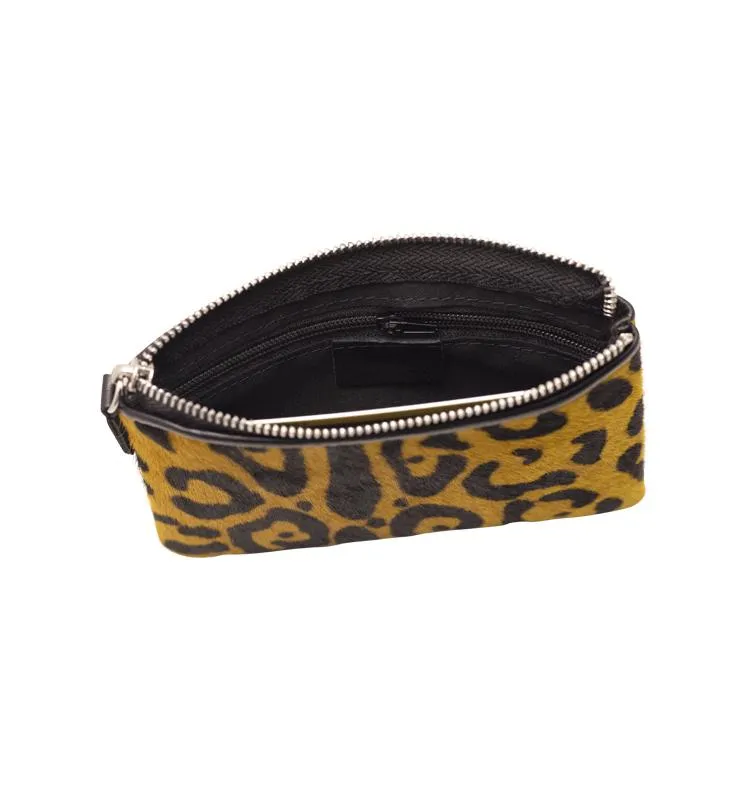 Wos WOS UP Keeper lommebok leopard skinn