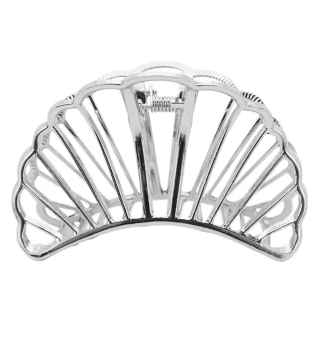 Wos Up Flo hårspenne sølv metall 7 cm