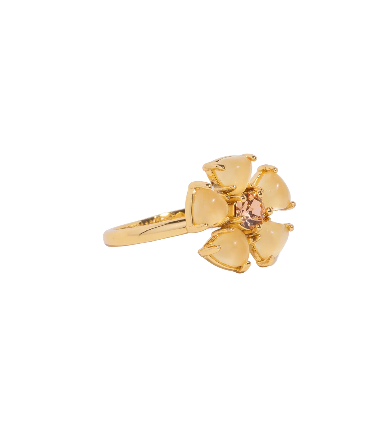 Loren Hope Emeline Flower ring gul str 6-8