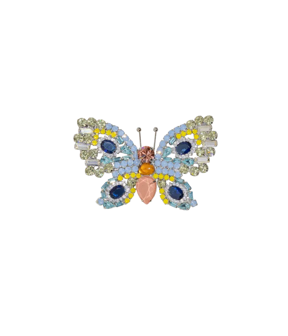 Loren Hope Small Butterfly brosje lys safir
