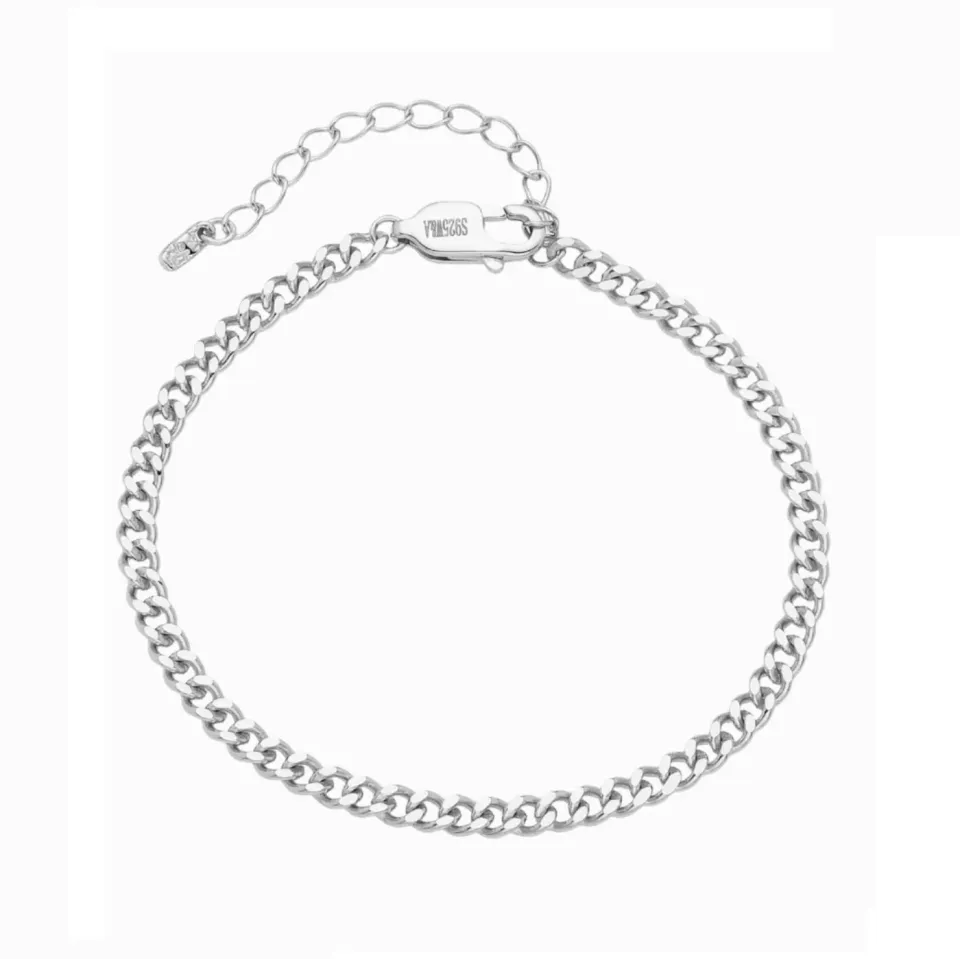 Wioga Hilda armbånd sølv 15,5-18 cm anheng