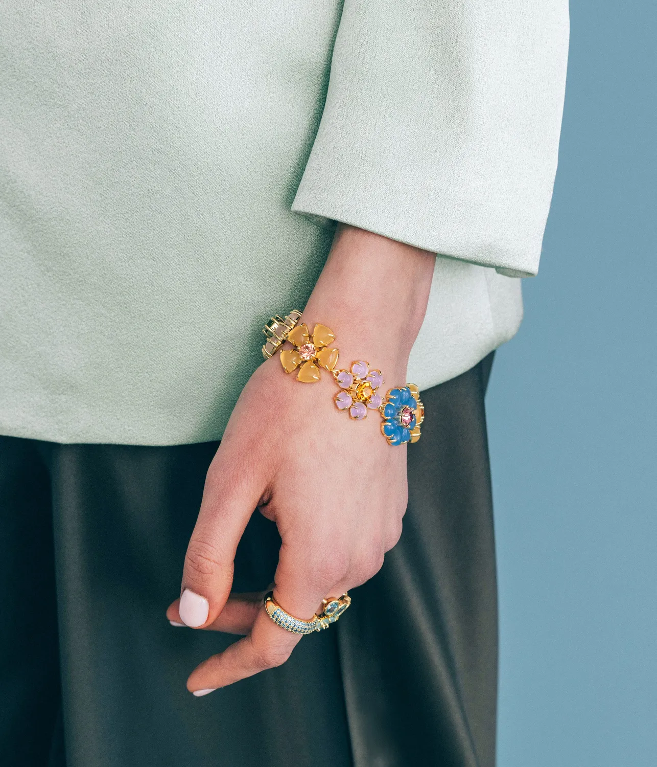Loren Hope Talia armbånd multi blomst