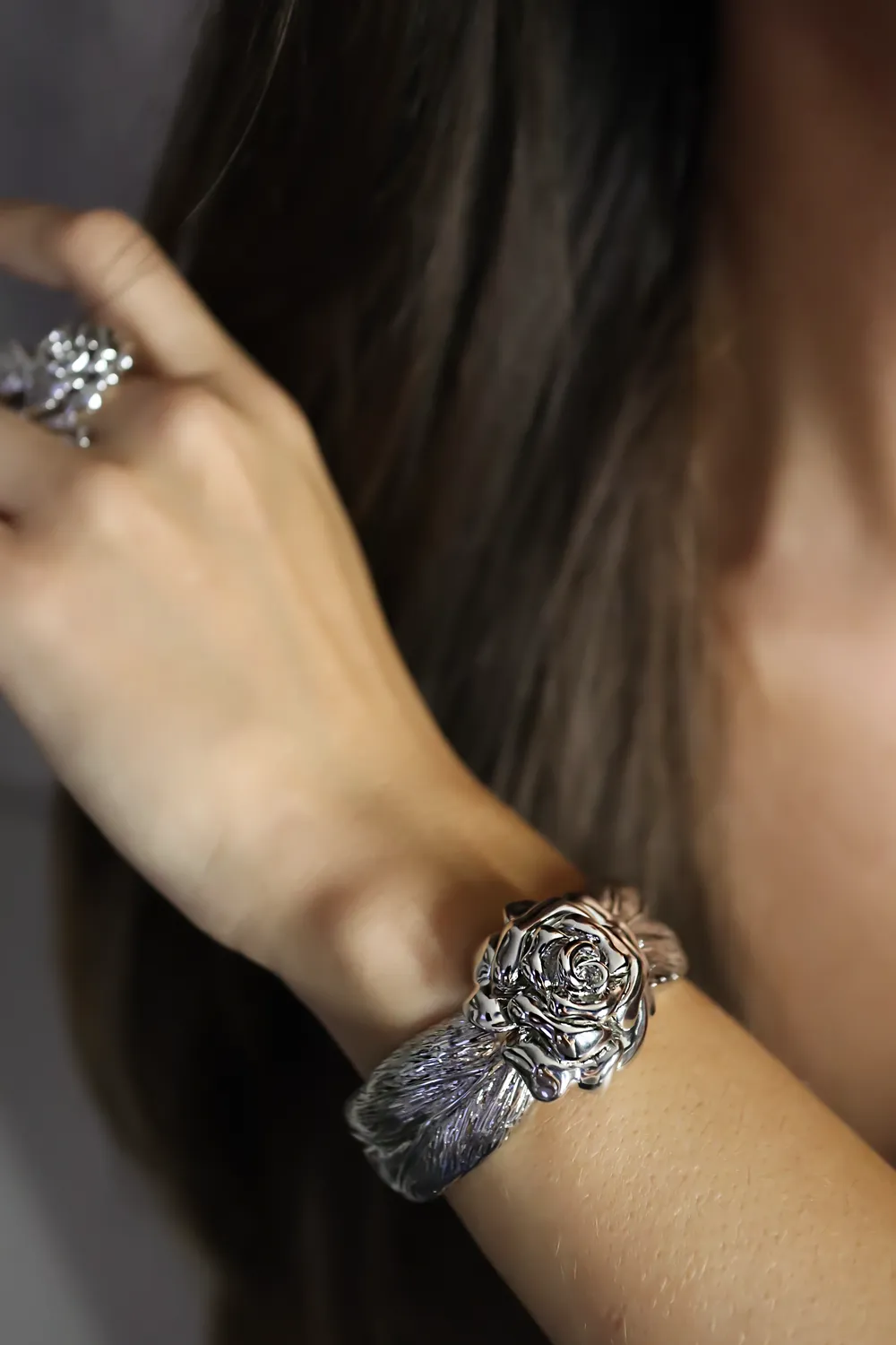 IOAKU Nostalgie Cuff armbånd gull rose