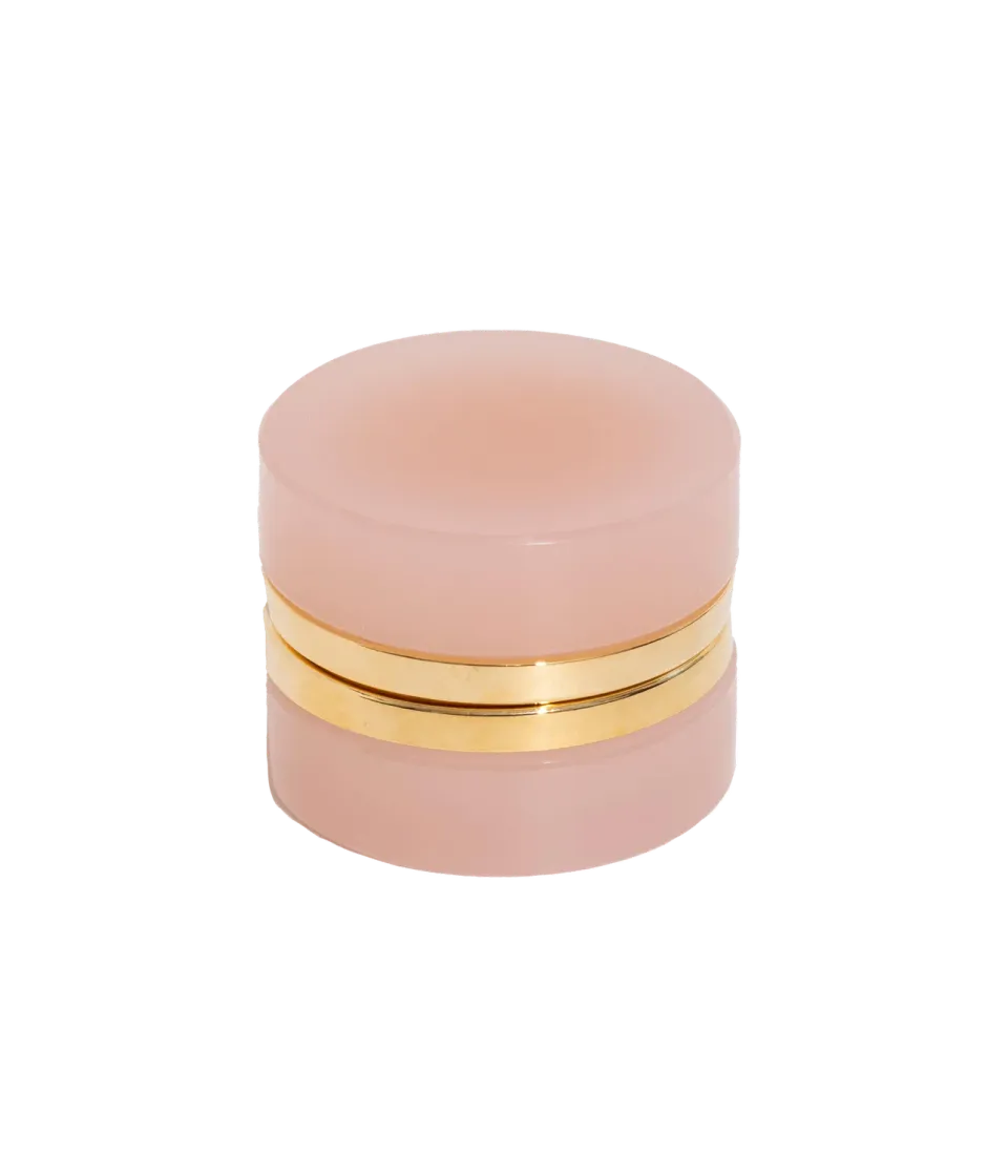 Loren Hope Opaline smykkeskrin rosa lite glass
