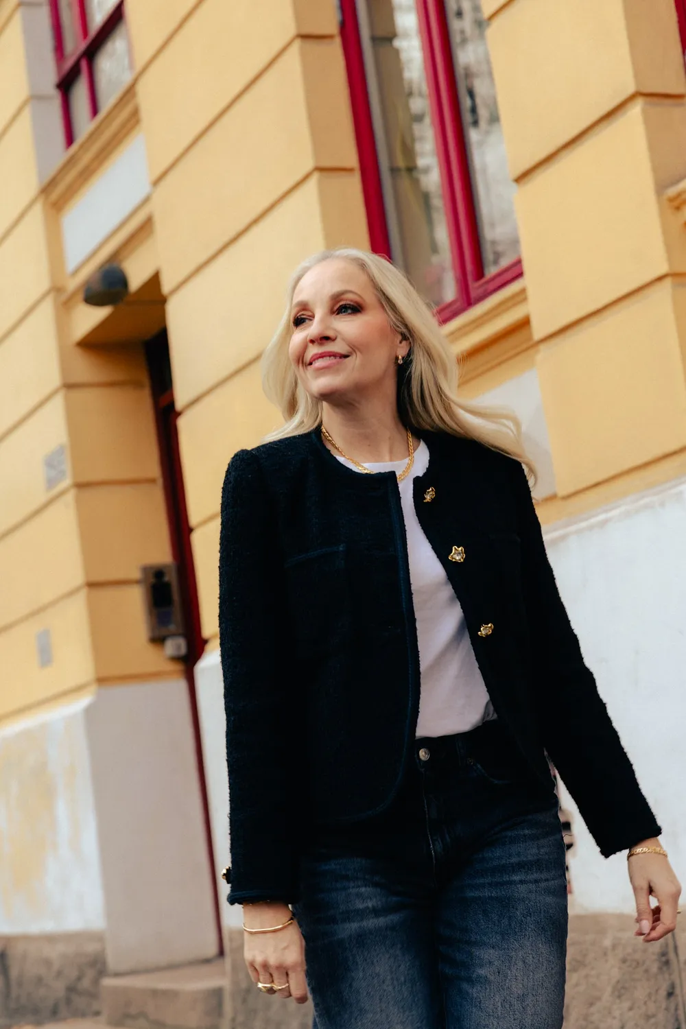 Janne Formoe Jetsetjakka jakke Svart ullblanding