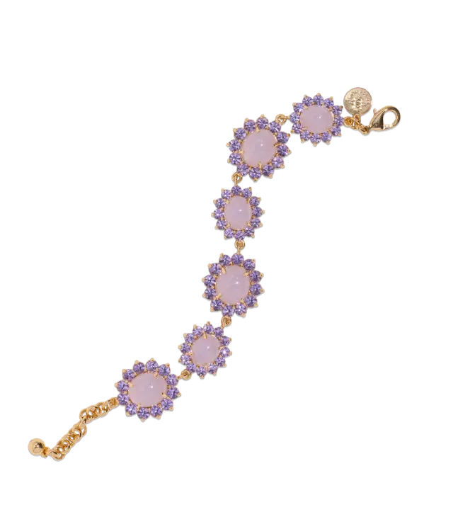Loren Hope Georgie armbånd violet glass
