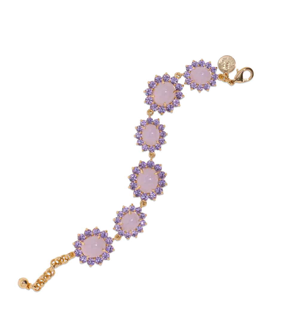 Loren Hope Georgie armbånd violet glass