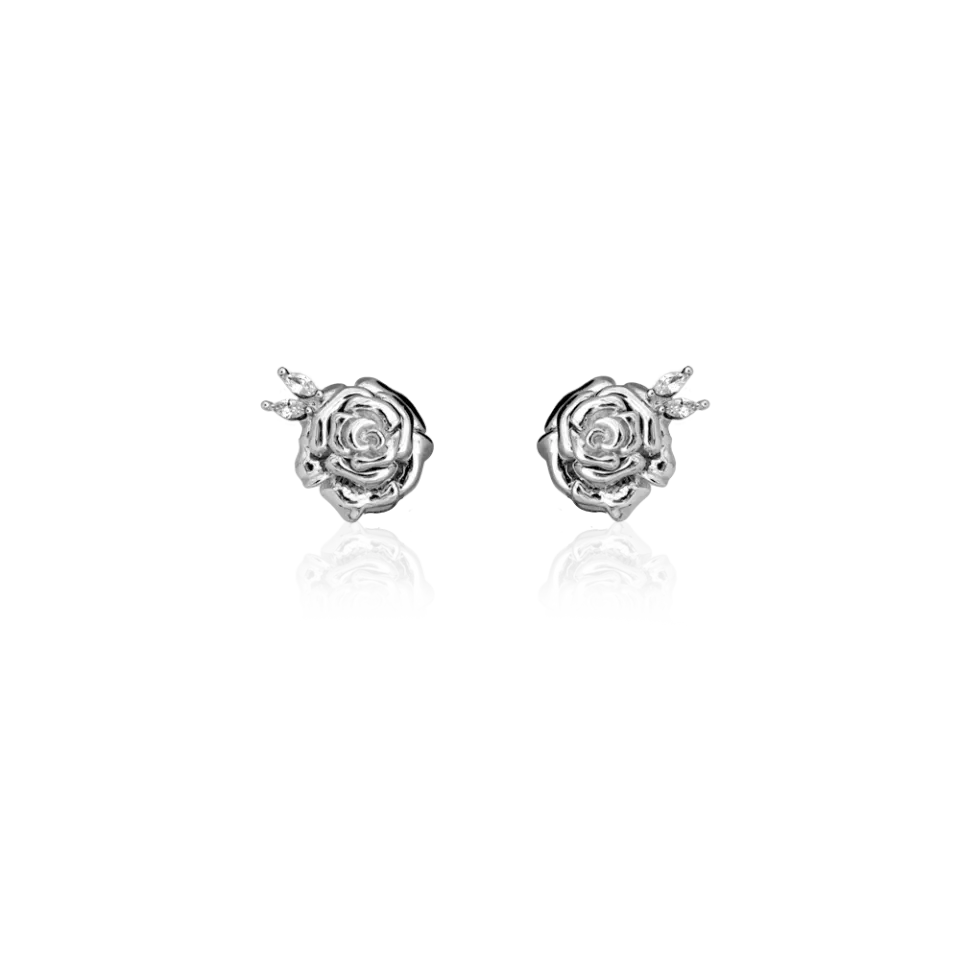 IOAKU Nostalgie studs øredobber gull rose stor