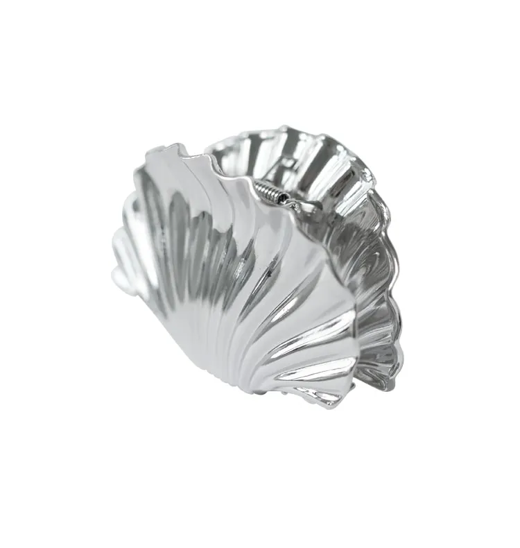 Wos WOS UP Shell hårspenne sølv 9,3 cm skjell
