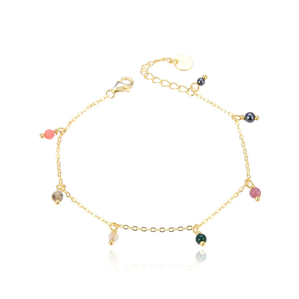 Wioga Gertrud B-2009-GP armbånd forgylt 16-18 cm
