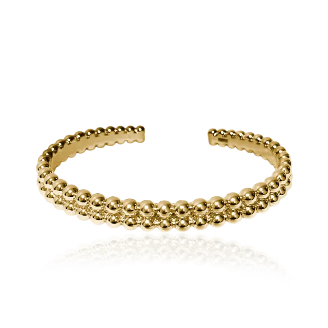 IOAKU Bold Berries Cuff armring gull justerbar
