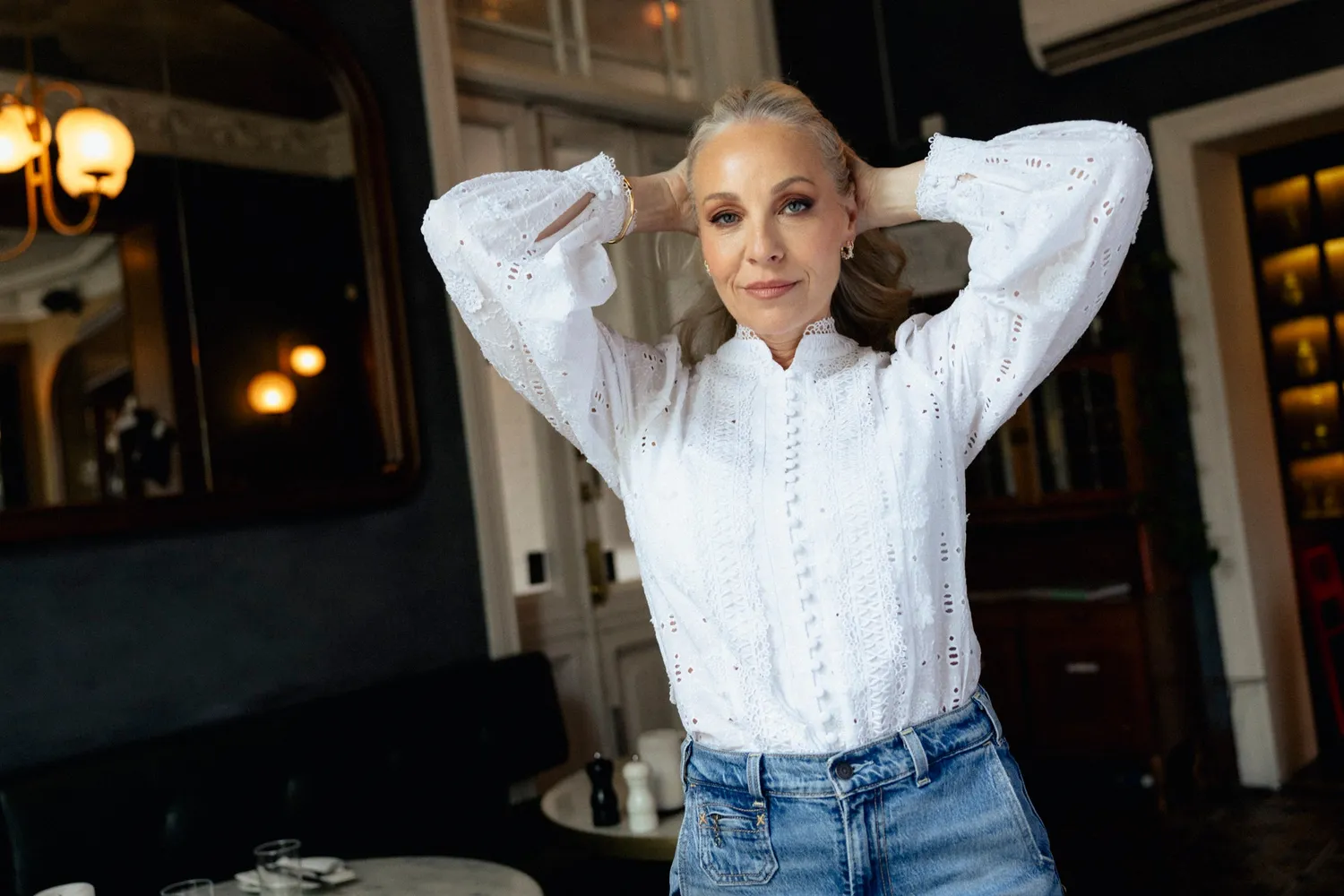 Janne Formoe Bunadsblusen bluse Bright White bomull