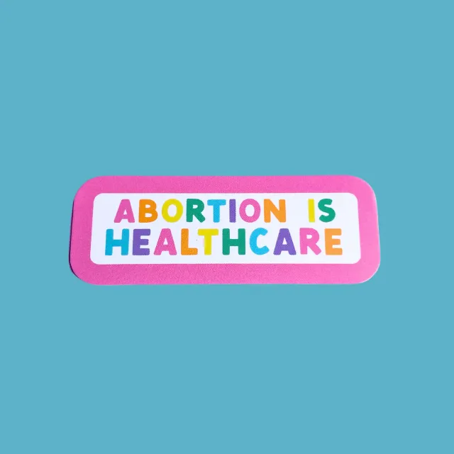 MiniKitty Abortion Is Healthcare klistremerke 7,6 cm vanntett