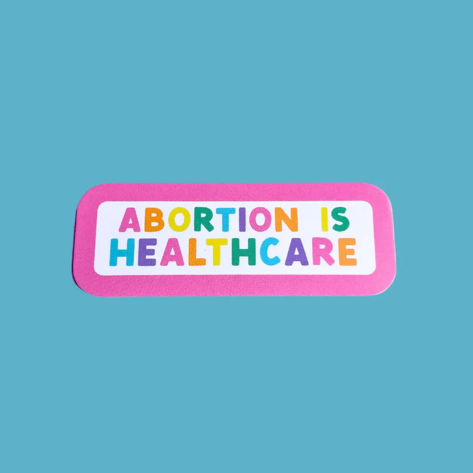 MiniKitty Abortion Is Healthcare klistremerke 7,6 cm vanntett