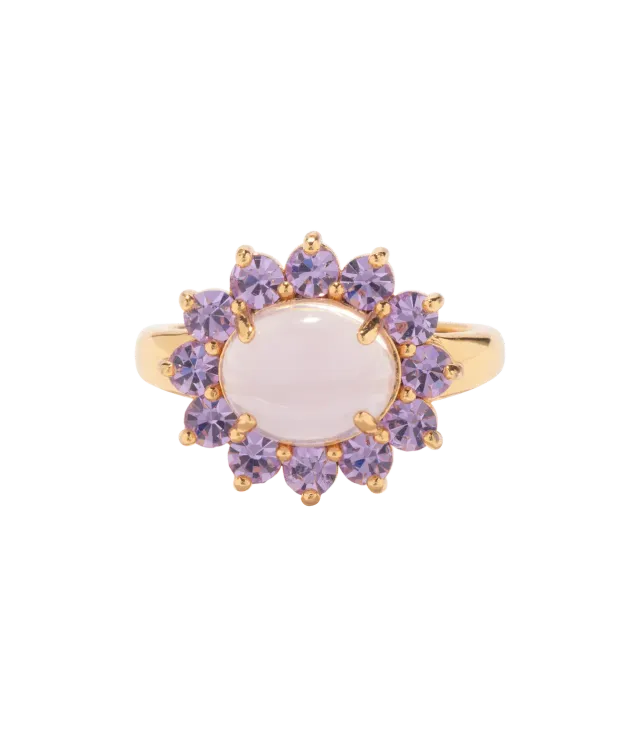 Loren Hope Georgie ring fiolett justerbar cocktailring