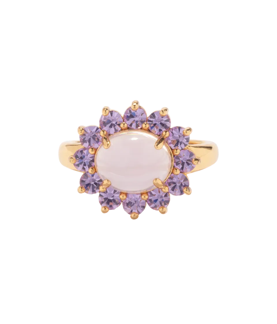 Loren Hope Georgie ring fiolett justerbar cocktailring