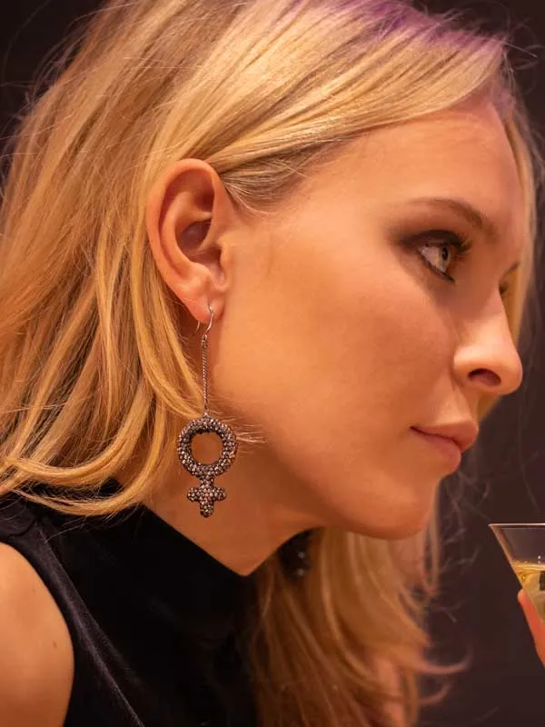 pfg Stockholm Rhine øredobber med rhinestones til brud