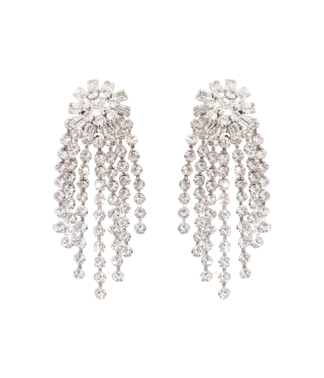 Loren Hope Billie Statement clip-on øredobber Crystal