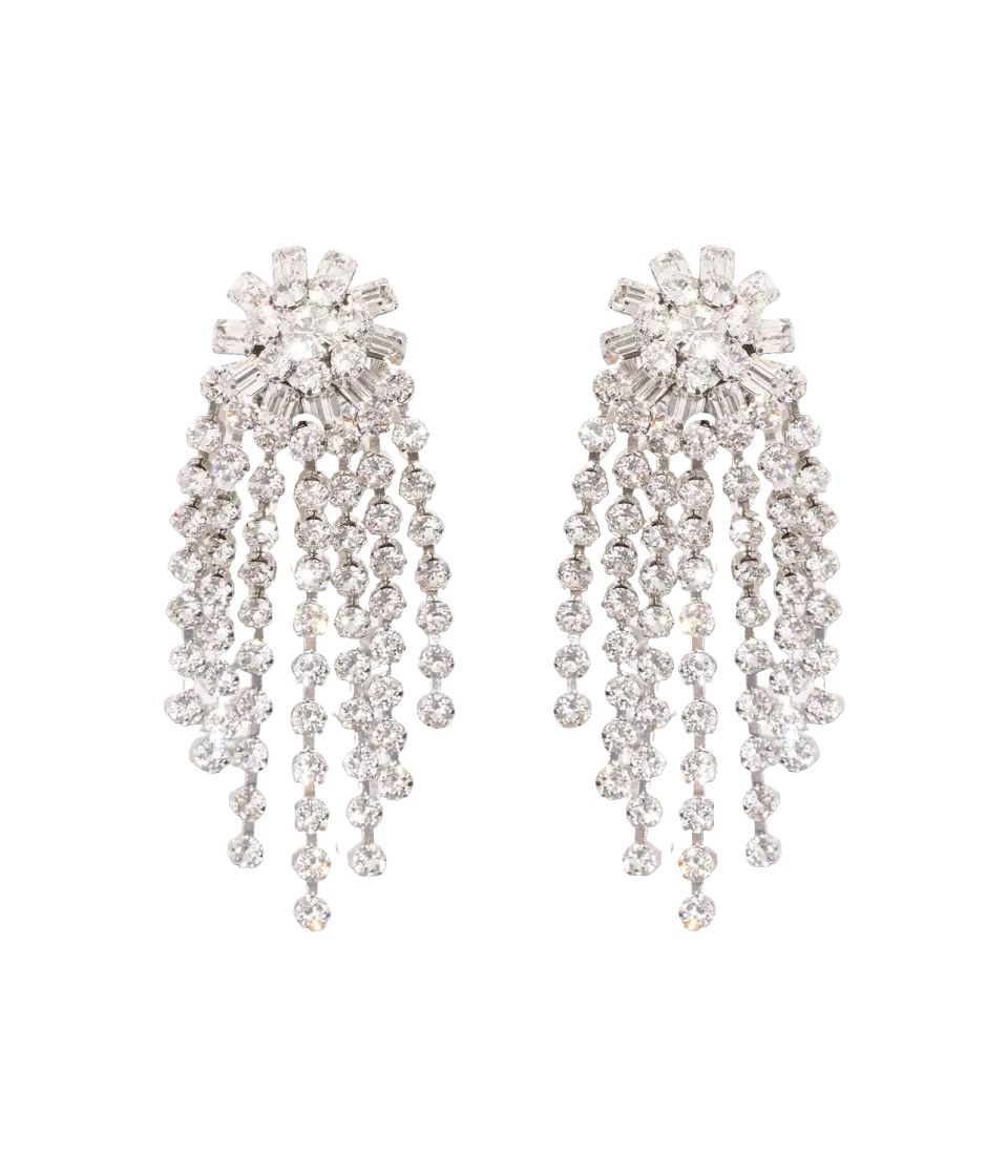 Loren Hope Billie Statement clip-on øredobber Crystal