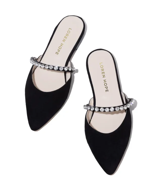 Loren Hope Audrey Slides ballerina Crystal str 36-42
