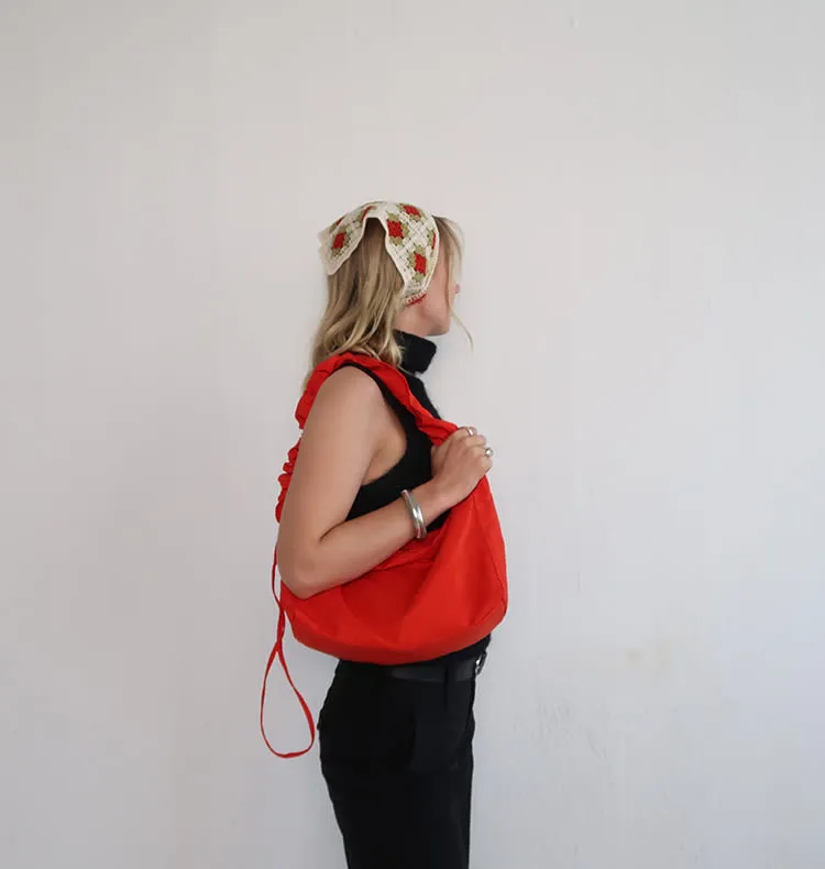 Wos Tilda håndveske nylon oransje rød flame